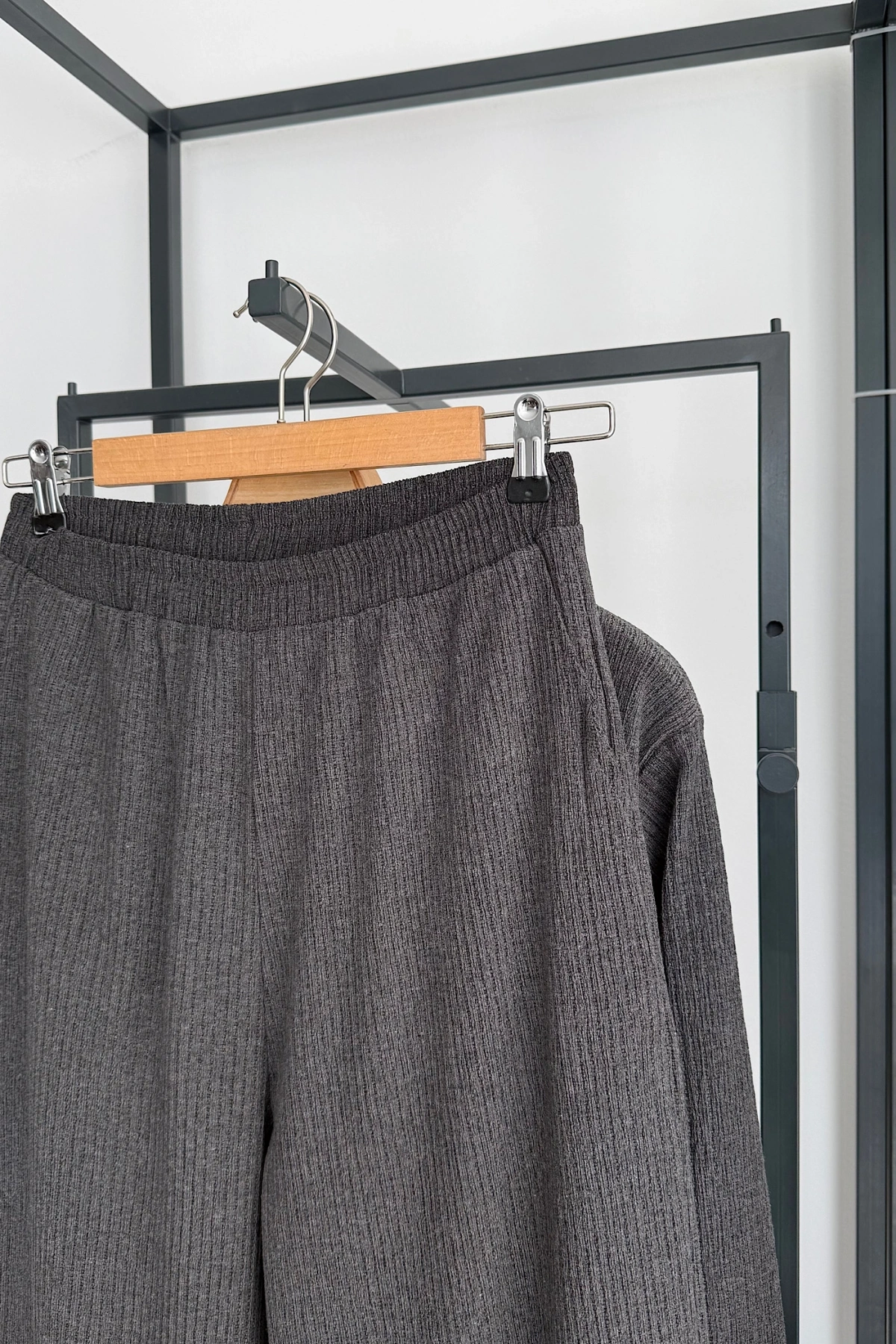 Gömlek Pantolon Takım Antrasit