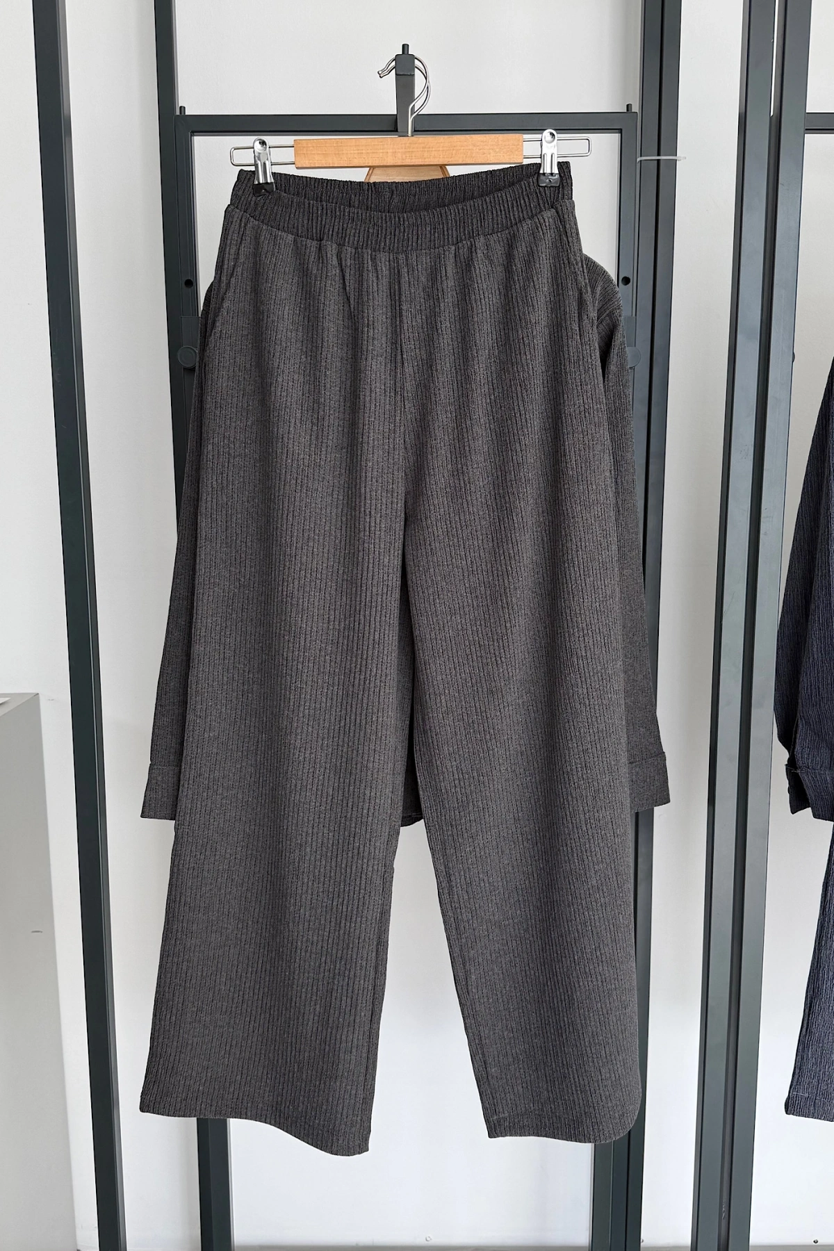 Gömlek Pantolon Takım Antrasit