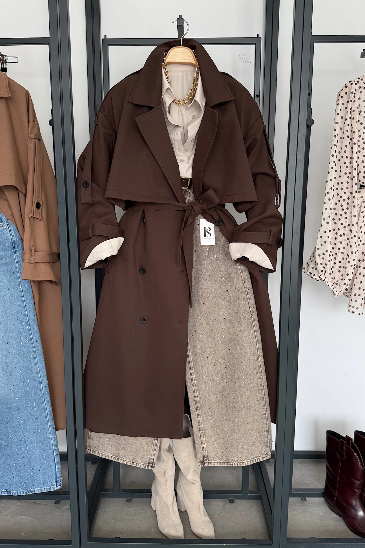 Bs Poliviskon Trenç Kahverengi