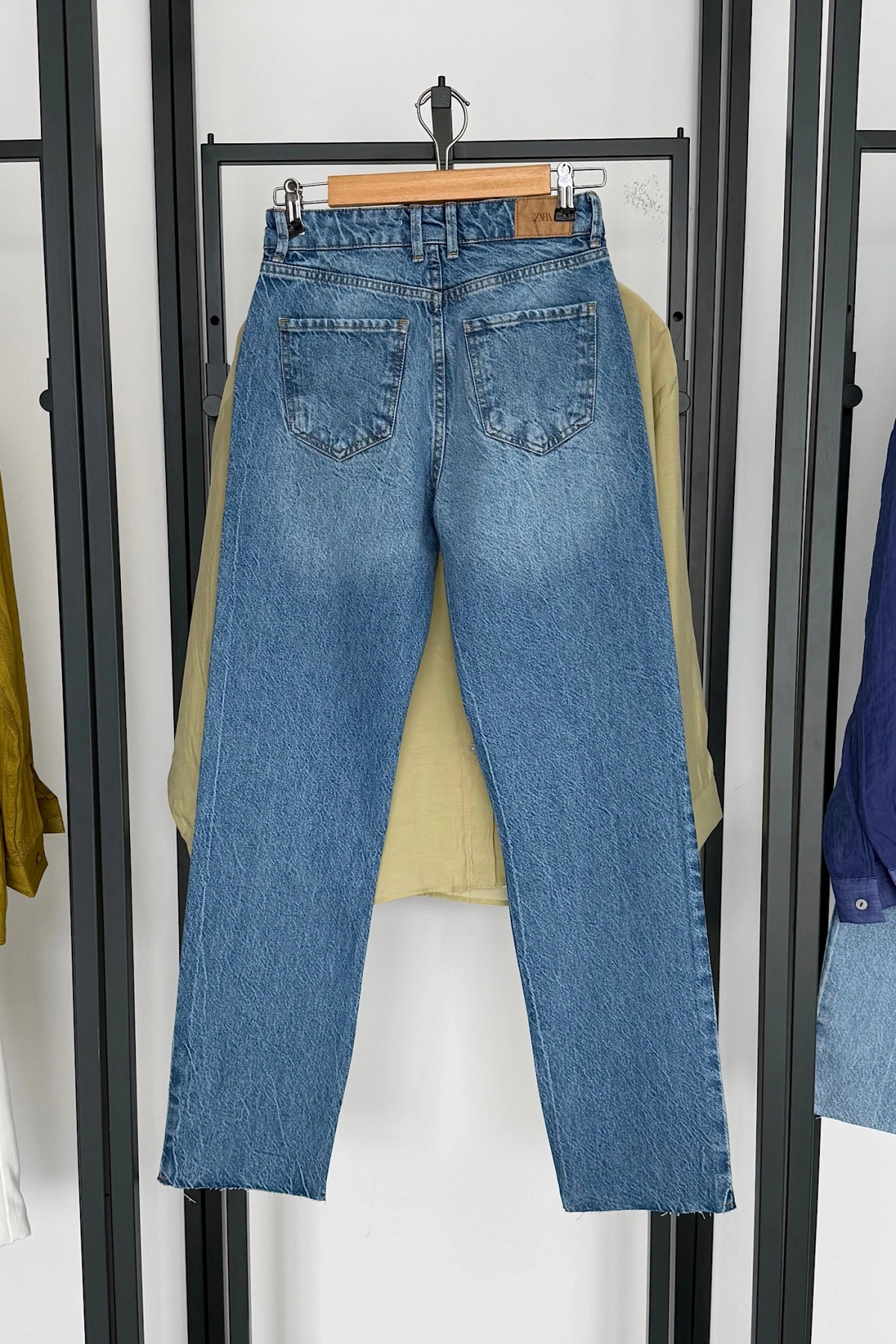 Bs 1976 Kesik Paça Jean Mavi