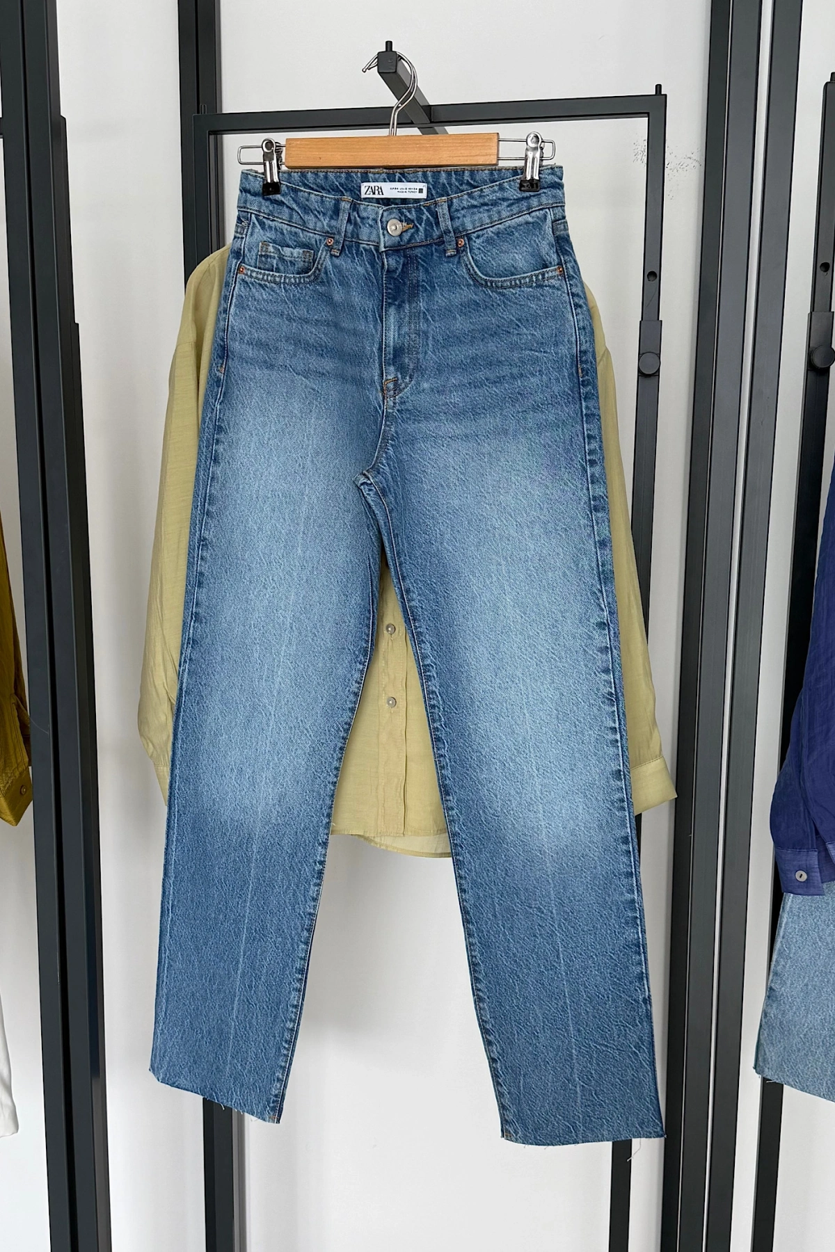 Bs 1976 Kesik Paça Jean Mavi