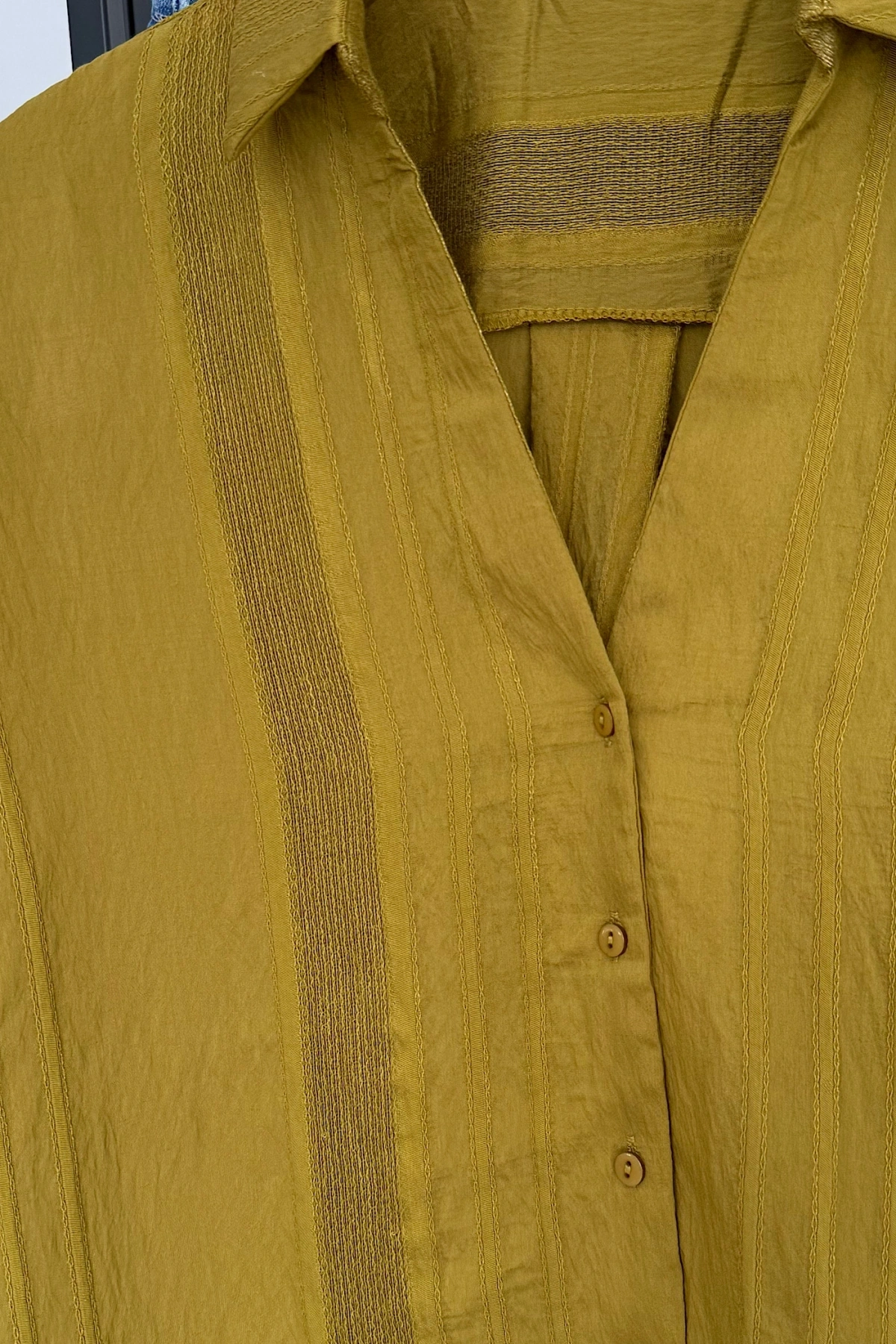 Transparan Gömlek Olive