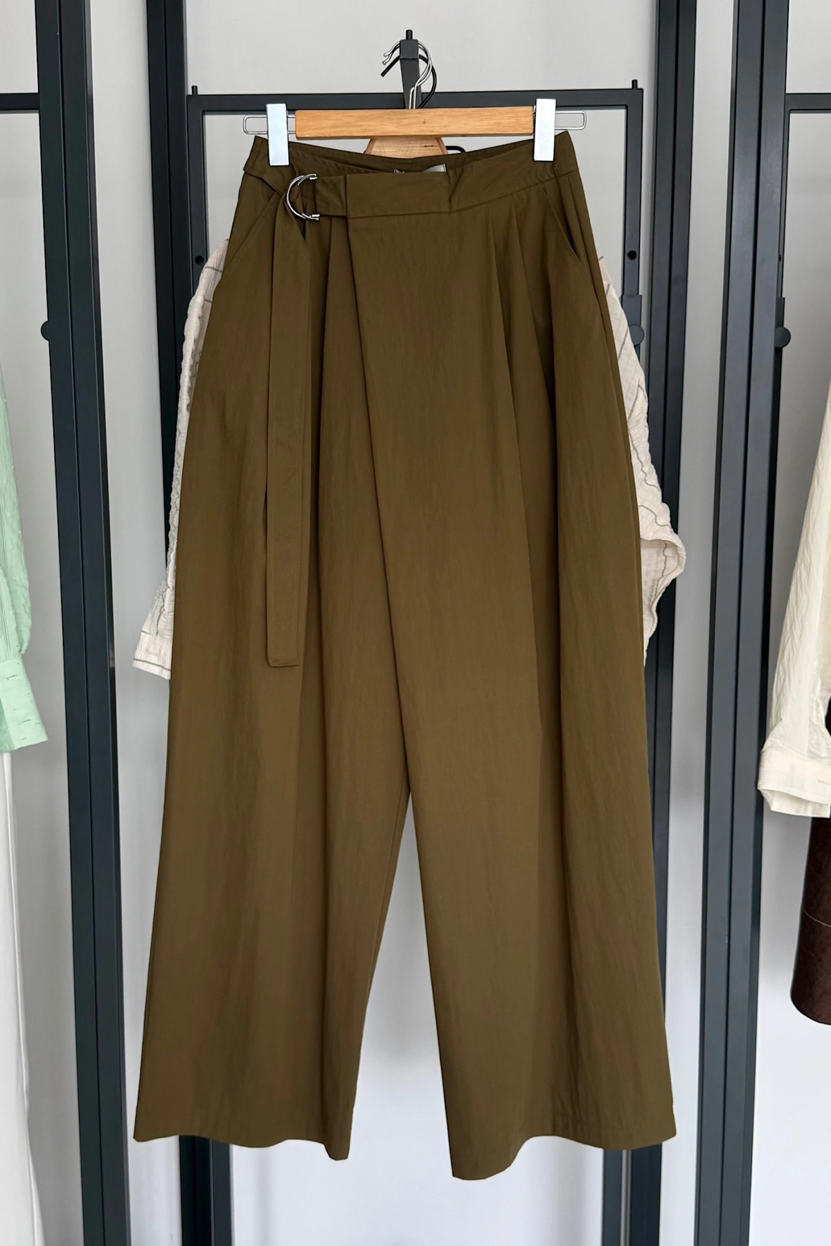 Kuşaklı Pantolon Olive