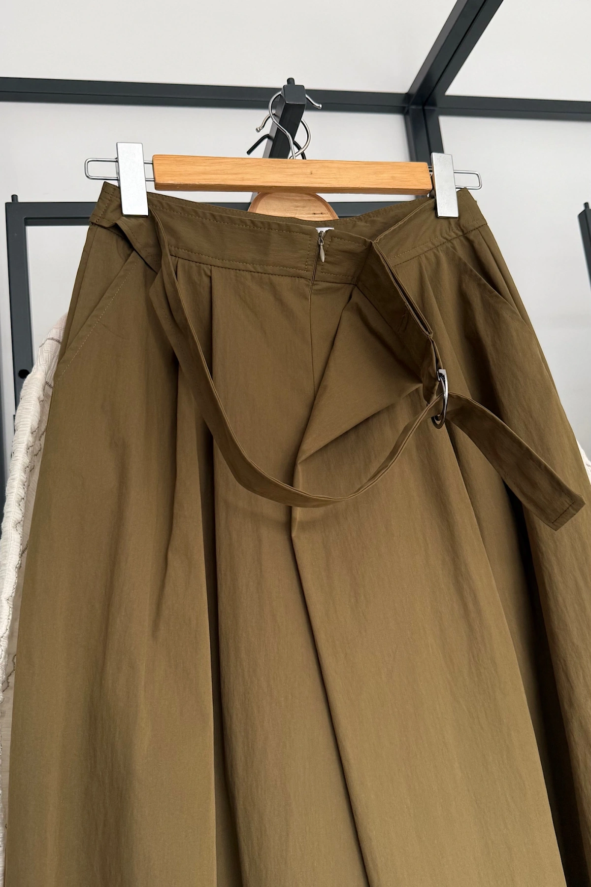 Kuşaklı Pantolon Olive