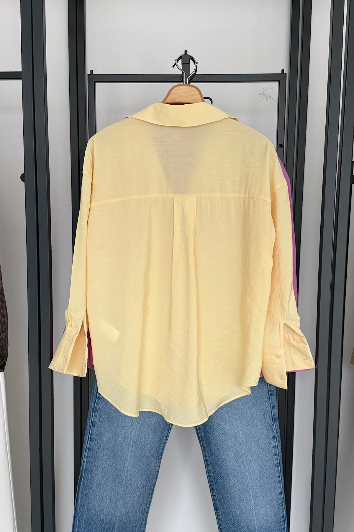 Basic Modal Gömlek Sarı