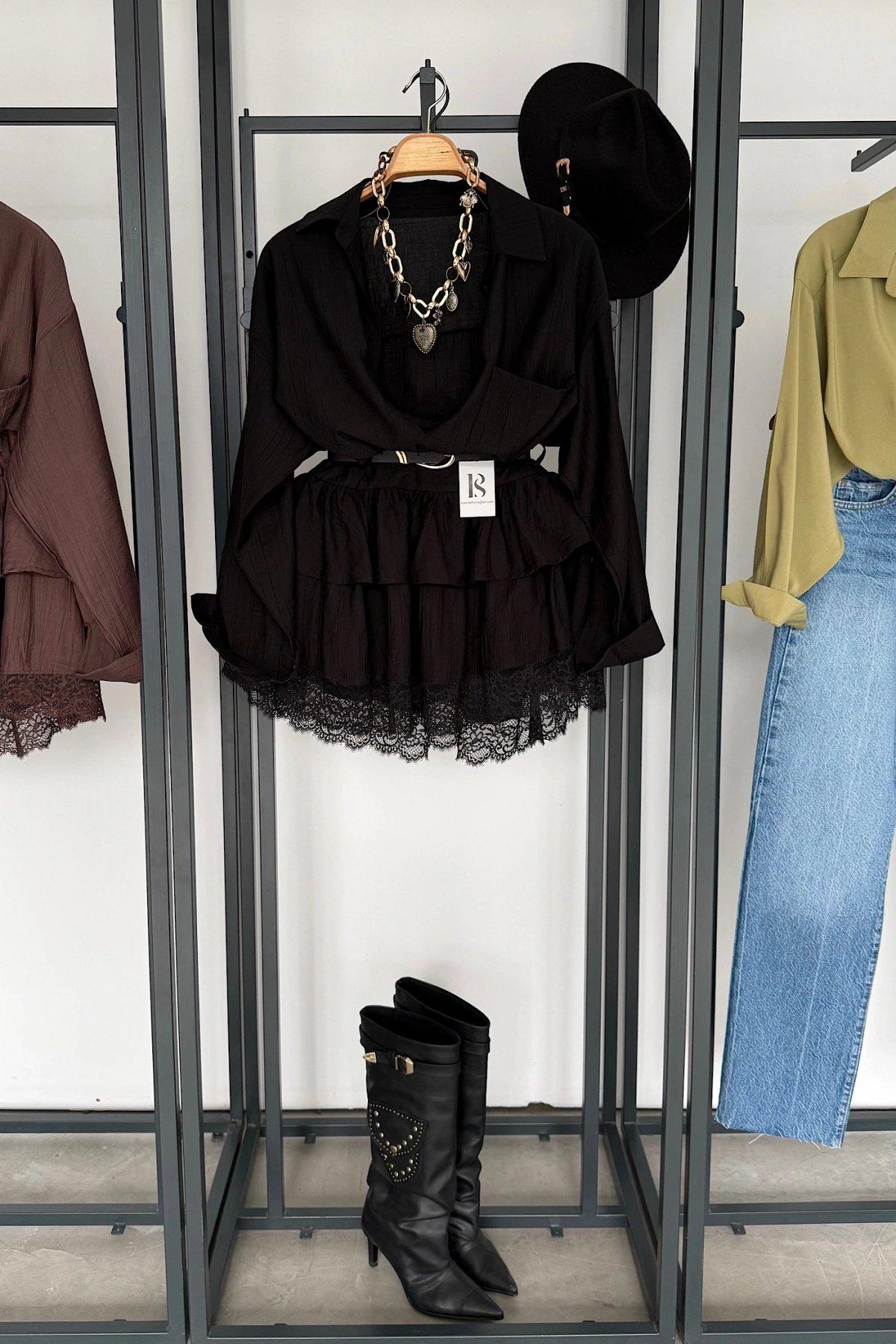 Kırinkıl Desen Takım Siyah