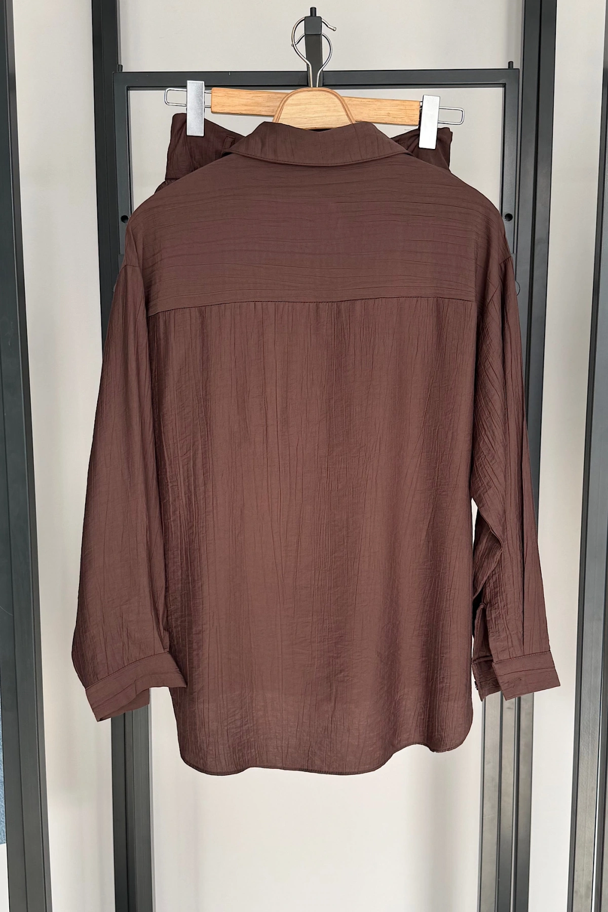 Kırinkıl Desen Takım Kahverengi