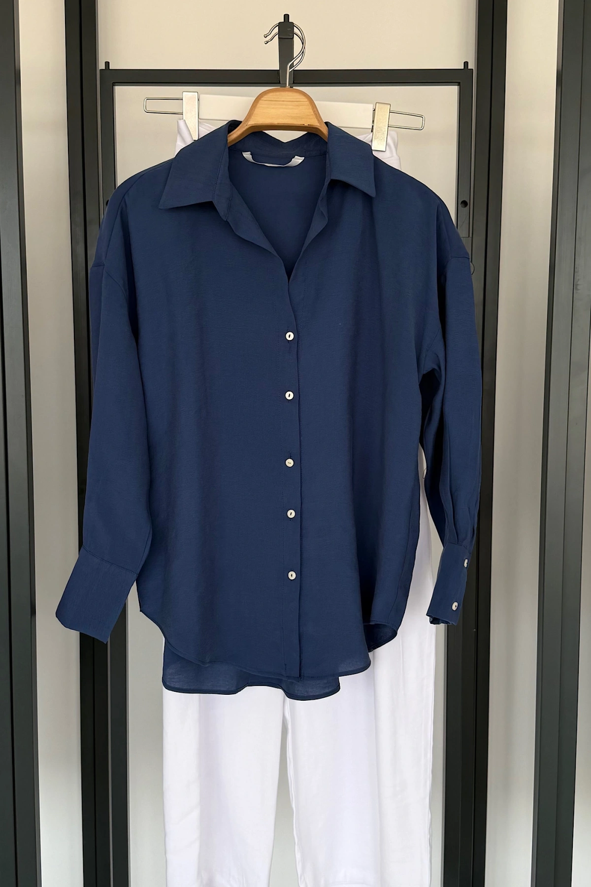 Modal Gömlek Lacivert