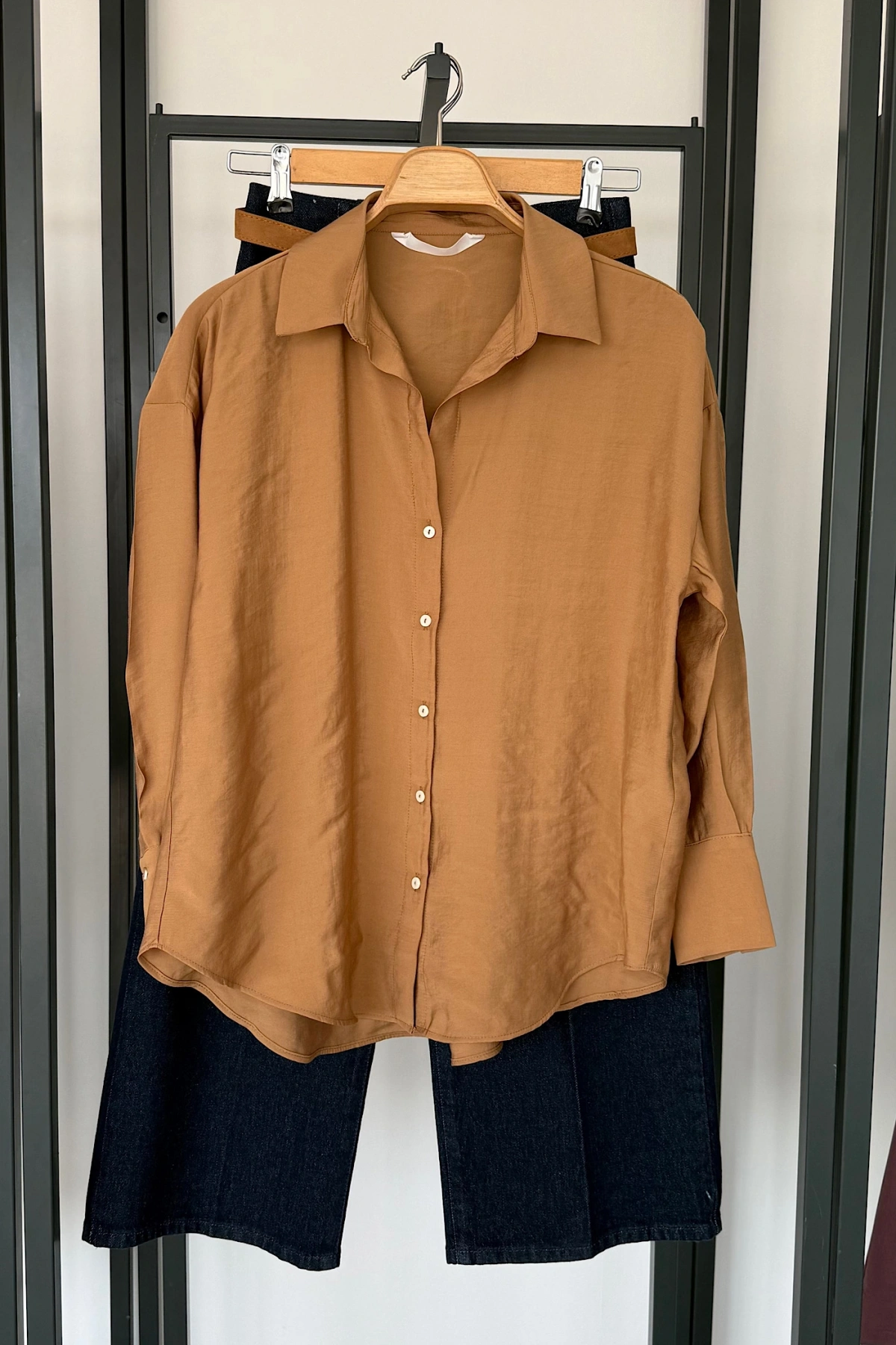 Modal Gömlek Kahverengi