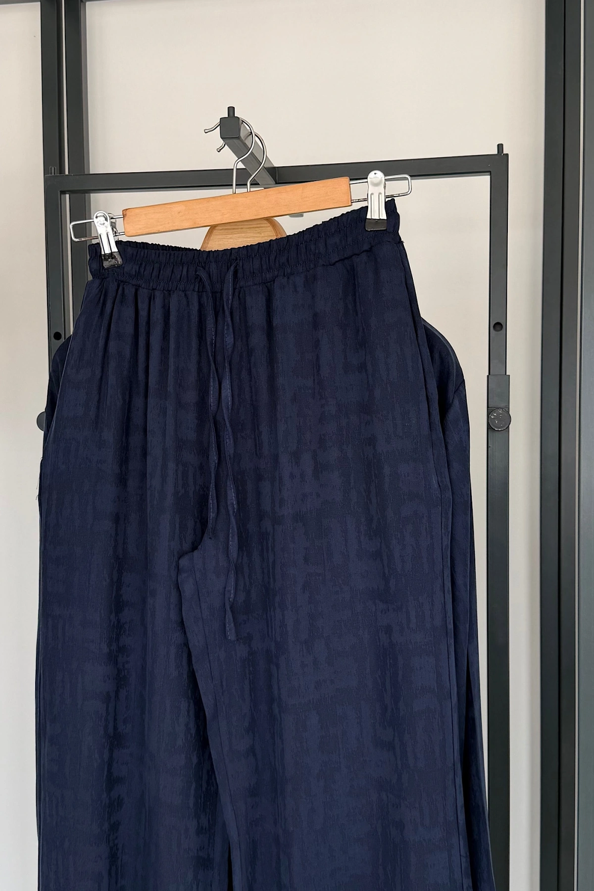Jakarlı Kimono Takım Lacivert
