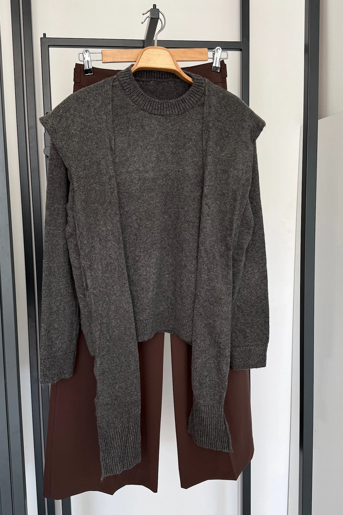 Bağlamalı Kazak Antrasit