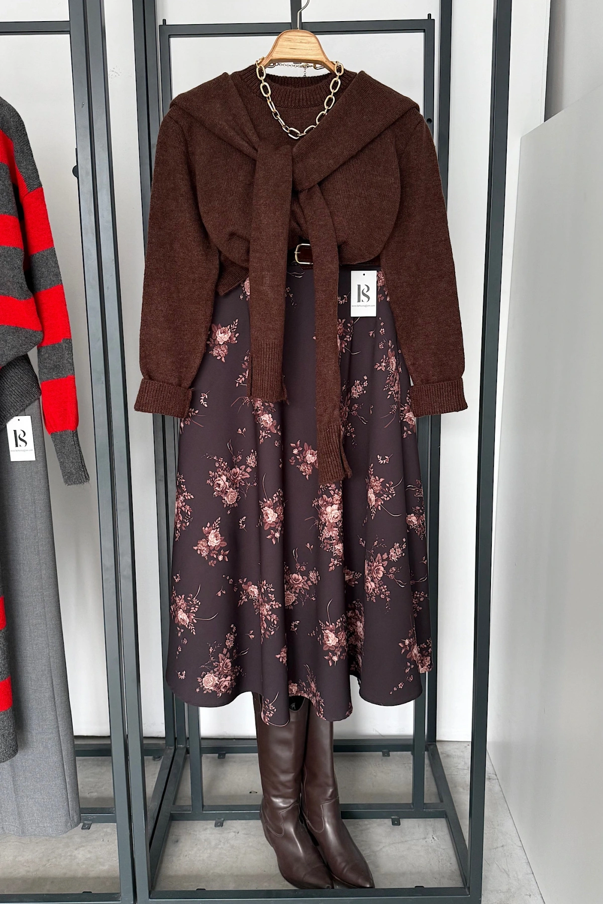 Bağlamalı Kazak Koyu Tarçın