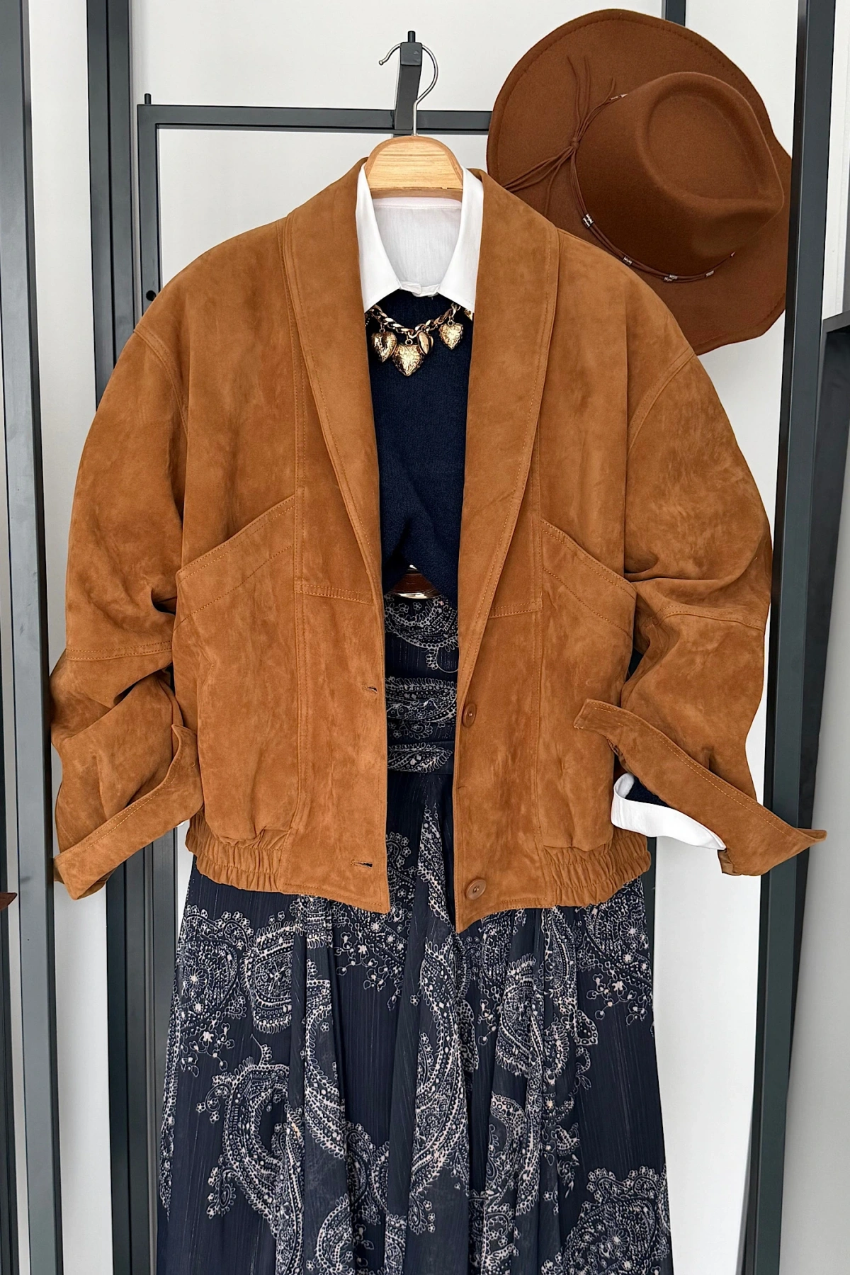 Bandera Unisex Bomber Ceket Camel