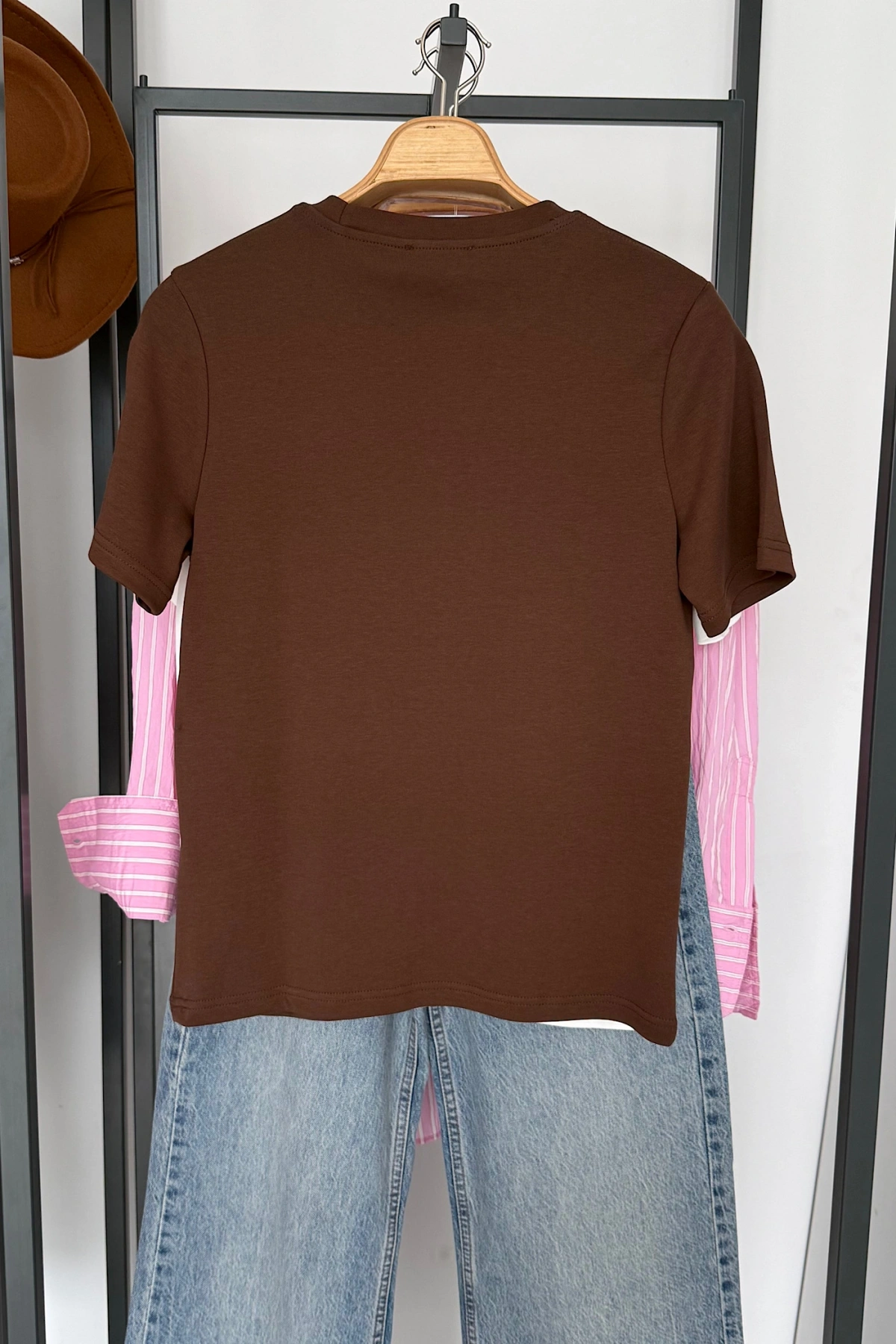 Basic T-Shirt Kahverengi