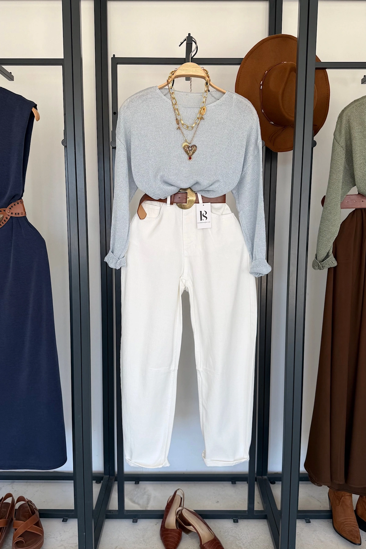 Basic Triko Kazak Bebe Mavi