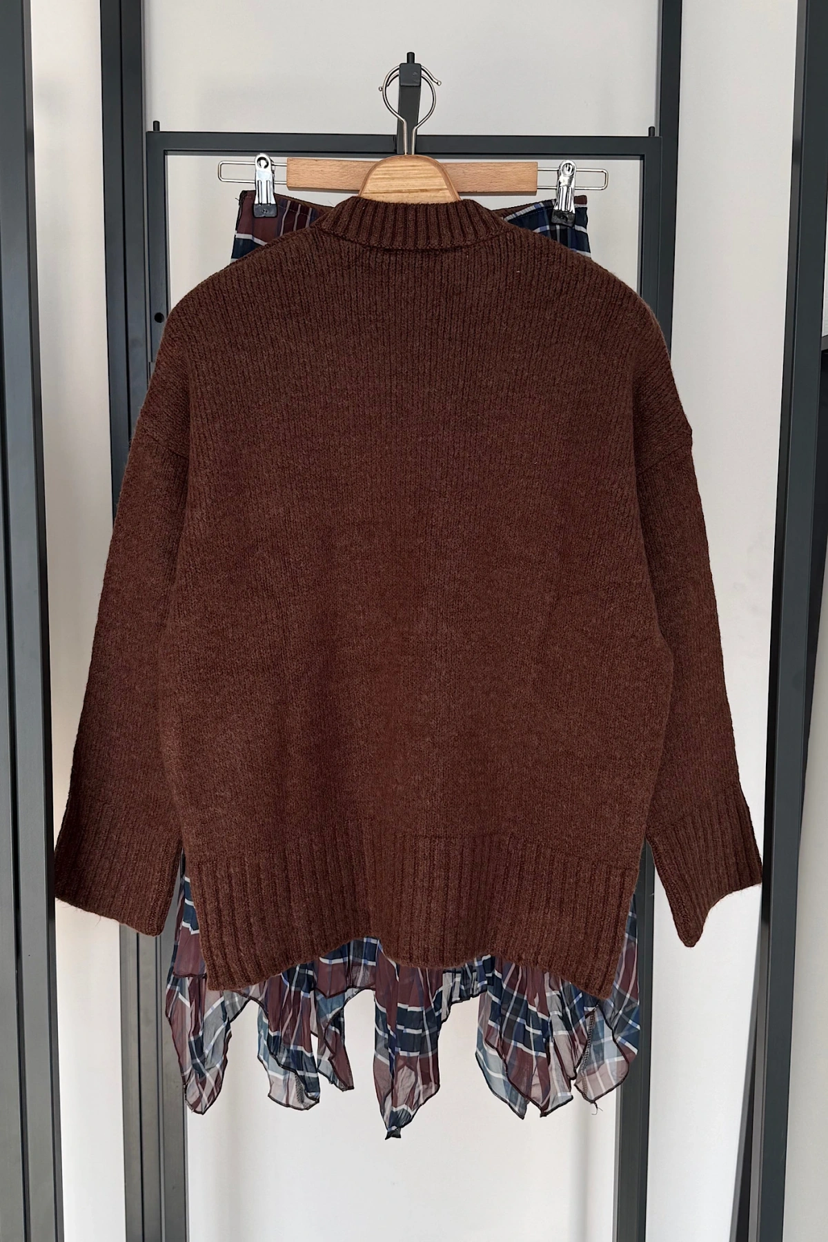 Basic Triko Kazak Koyu Tarçın