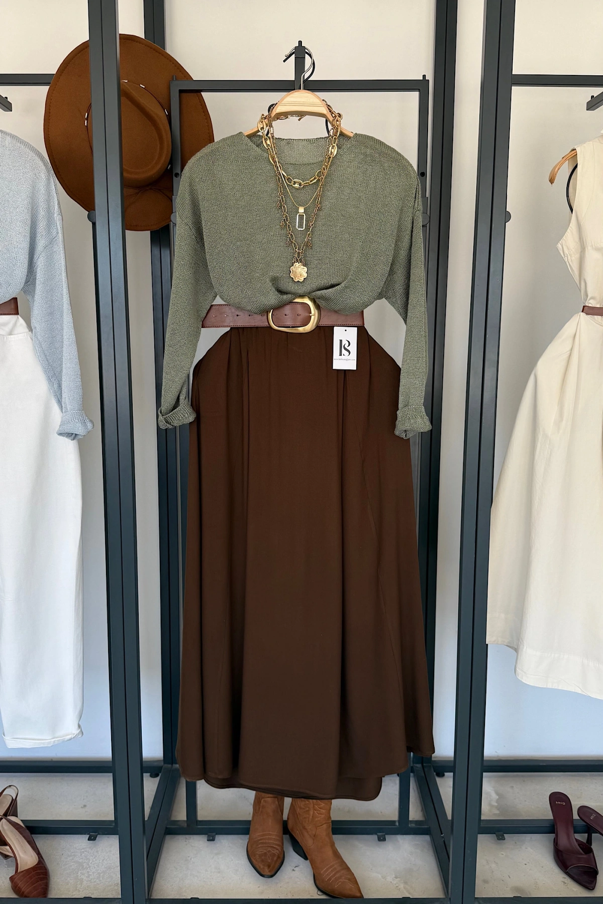 Basic Triko Kazak Mint
