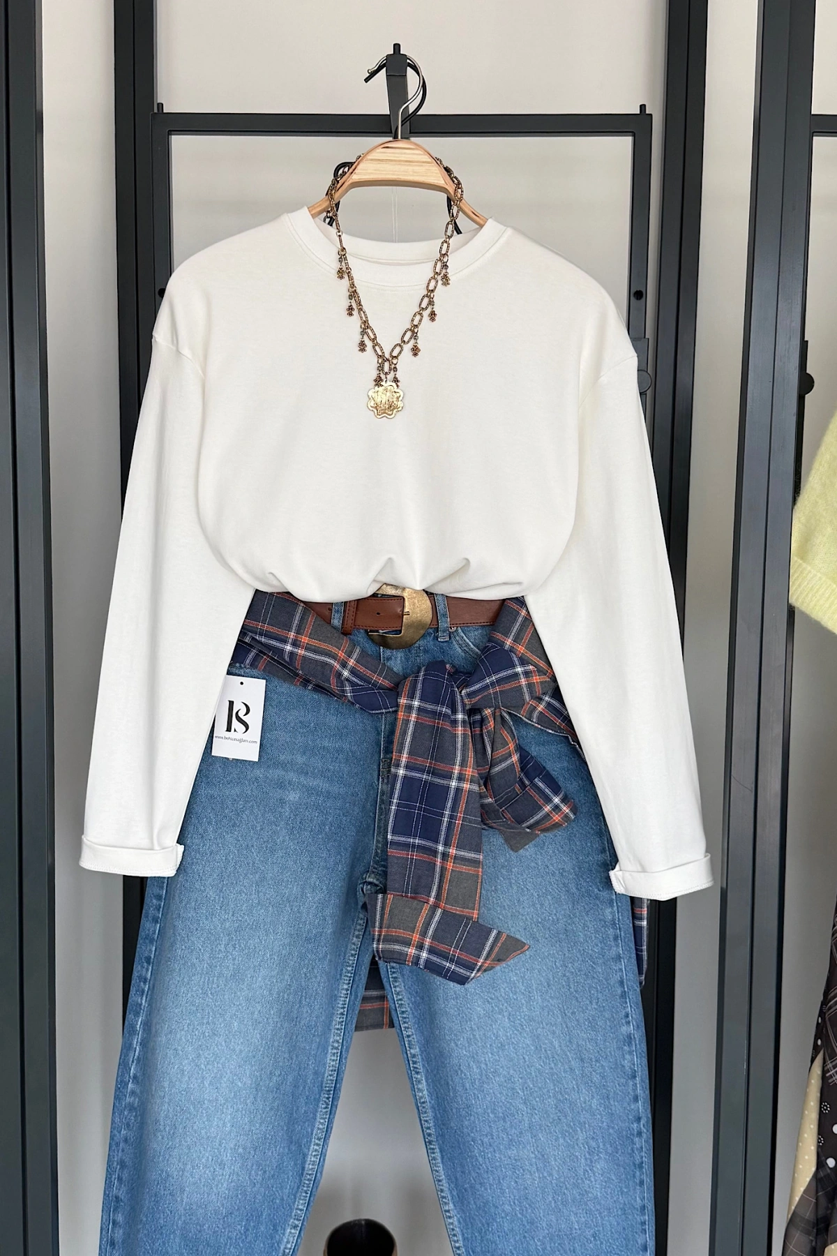 Basic Uzun Kol Body Beyaz