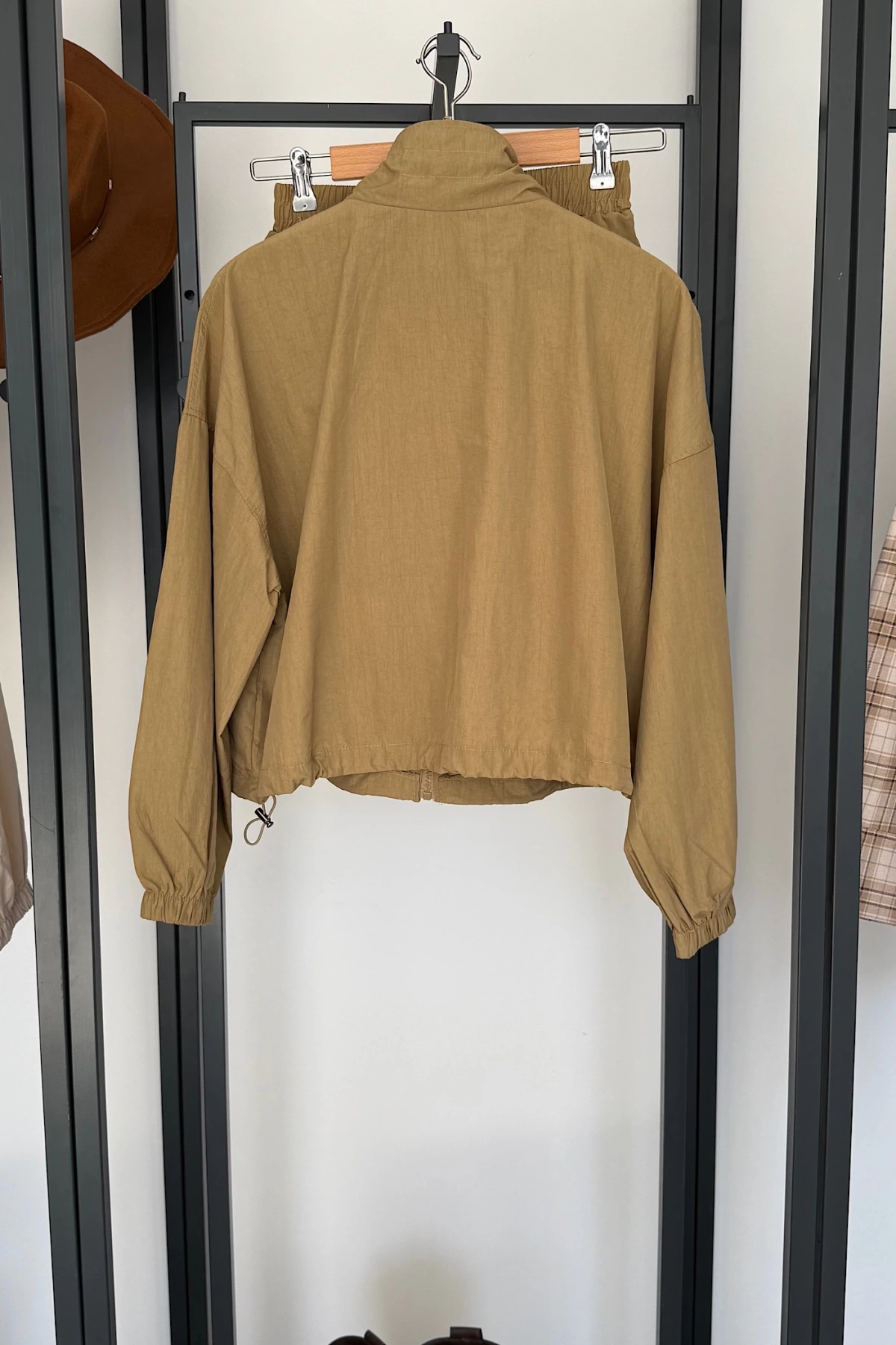 Bomber Ceket Etekli Takım Olive