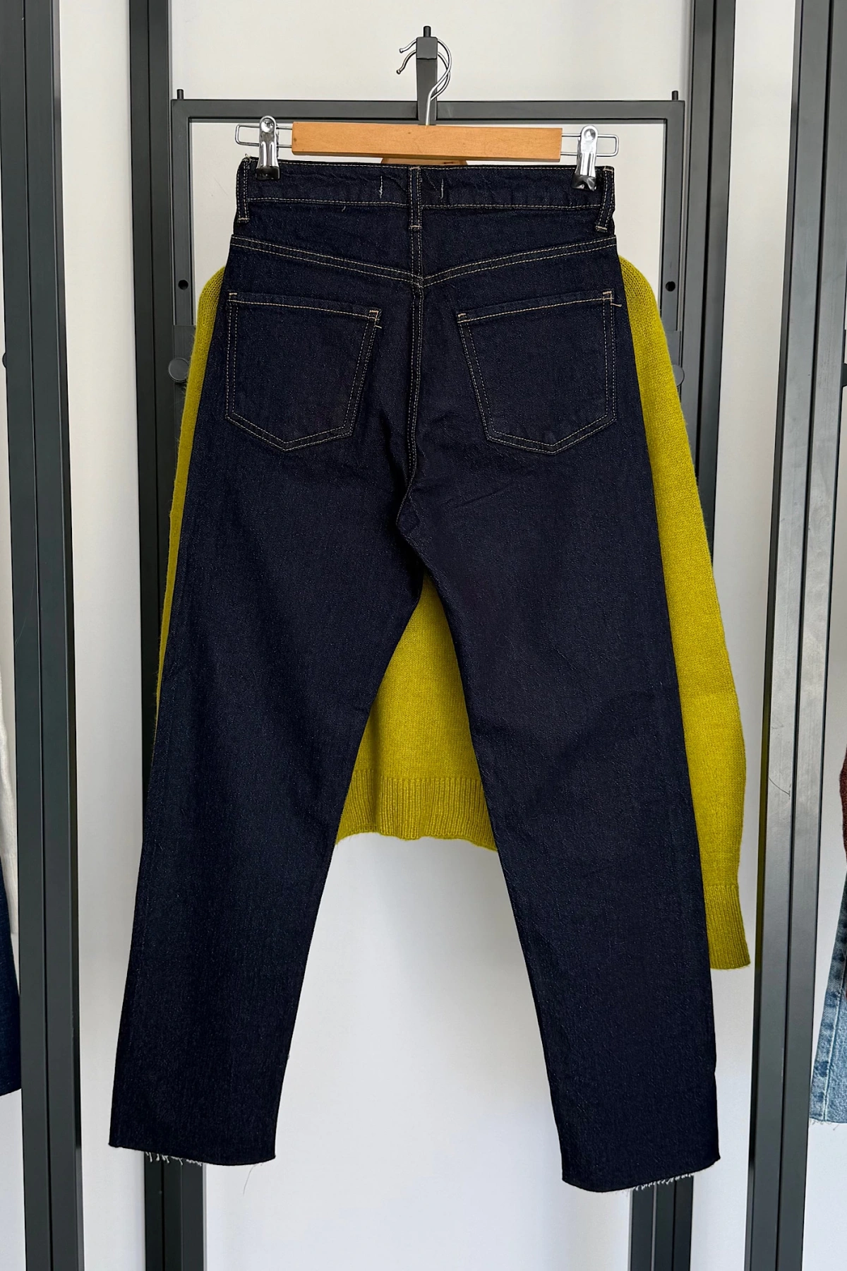 Boyfit Kesik Jean Rins Yıkama