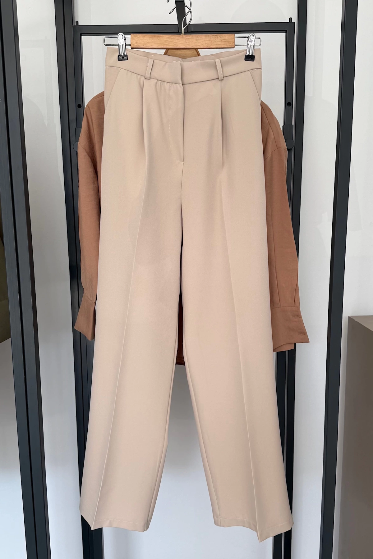 Bs Collection Palazzo Pantolon Bej