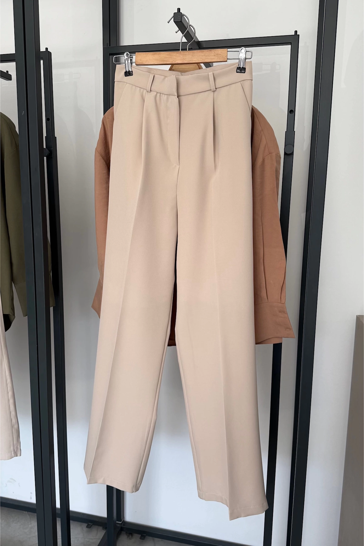 Bs Collection Palazzo Pantolon Bej