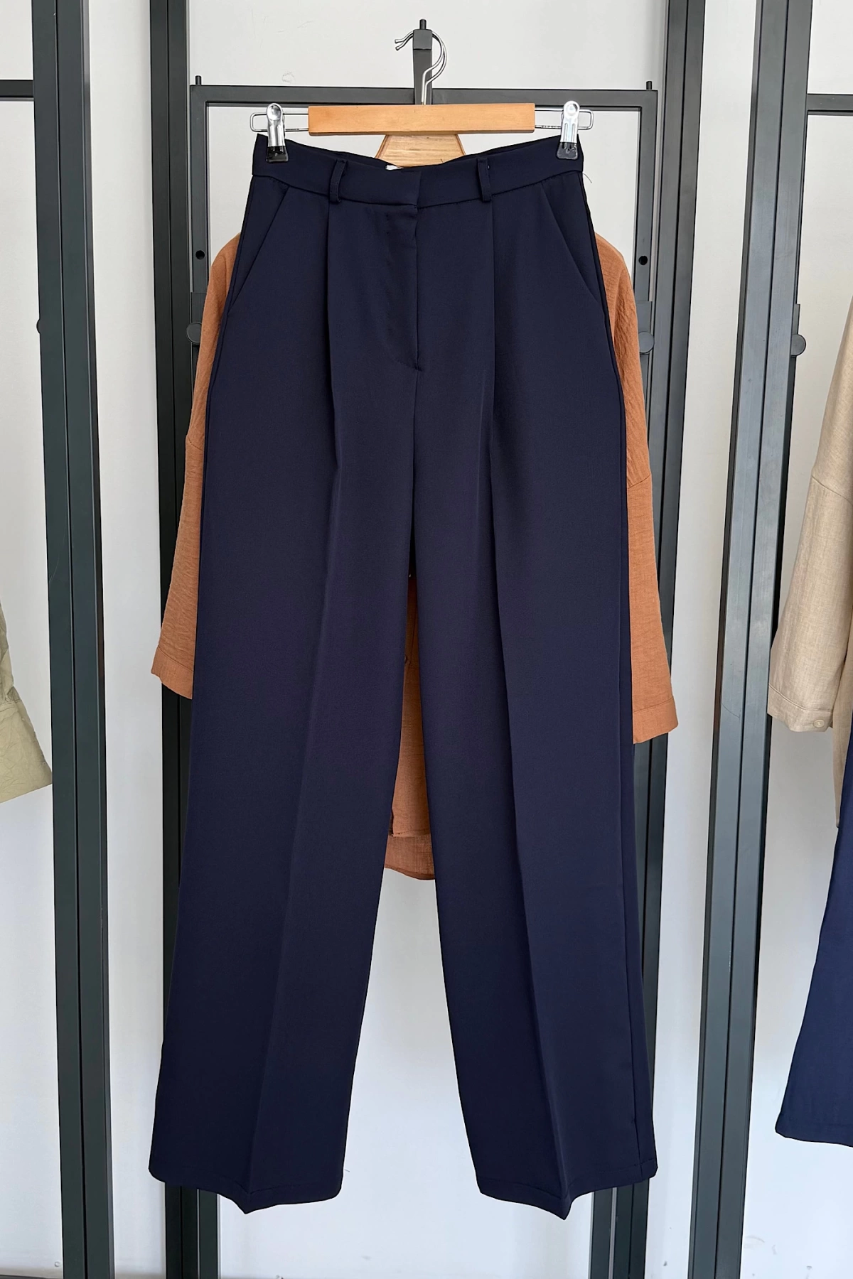Bs Collection Palazzo Pantolon Lacivert