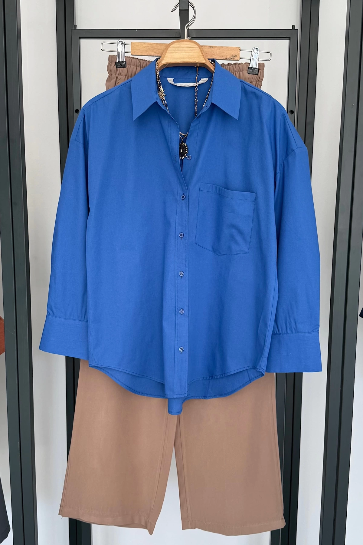 Bs Collection Pamuklu Gömlek İndigo