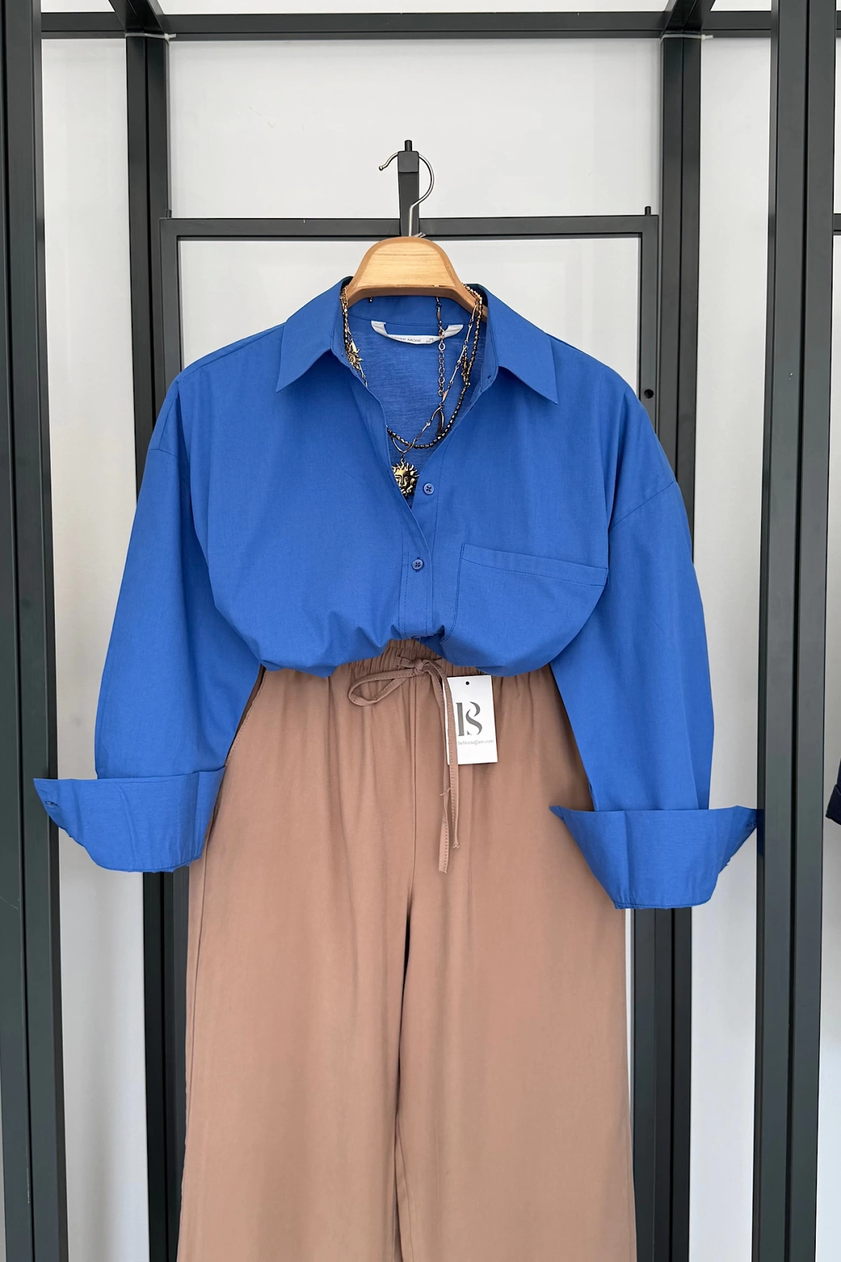 Bs Collection Pamuklu Gömlek İndigo