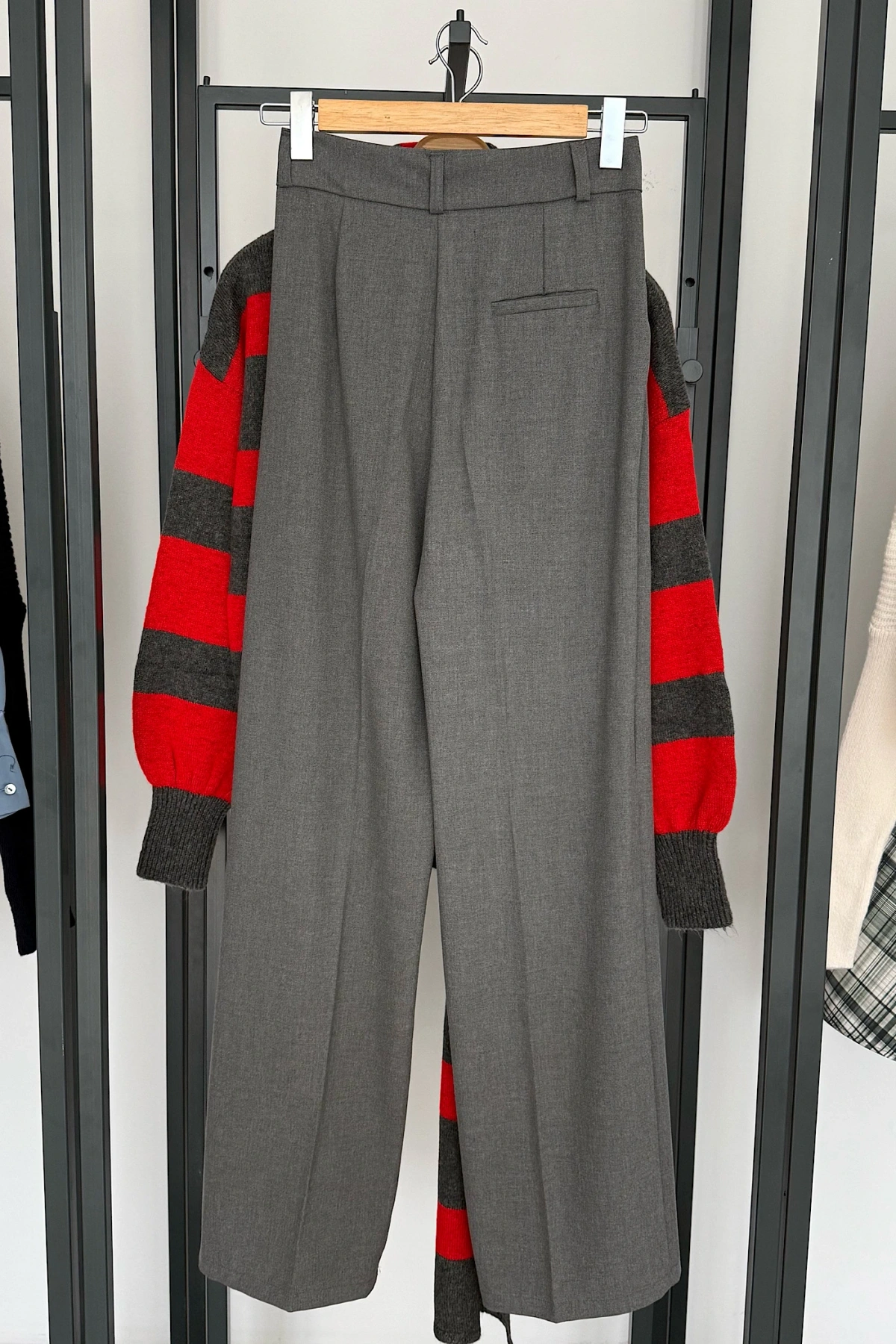 Bs Palazzo Pantolon Gri