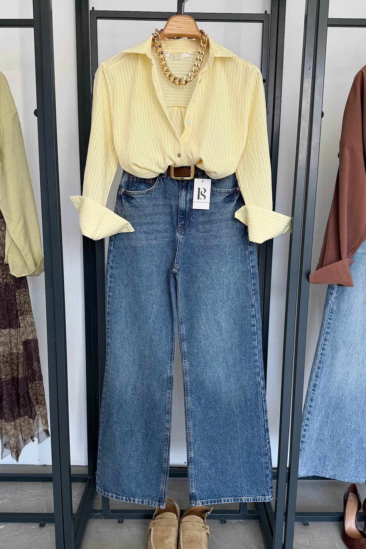 Bs Wide Leg Jean Tintli