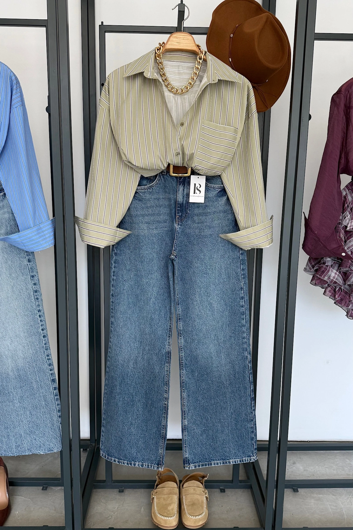 Bs Wide Leg Jean Tintli