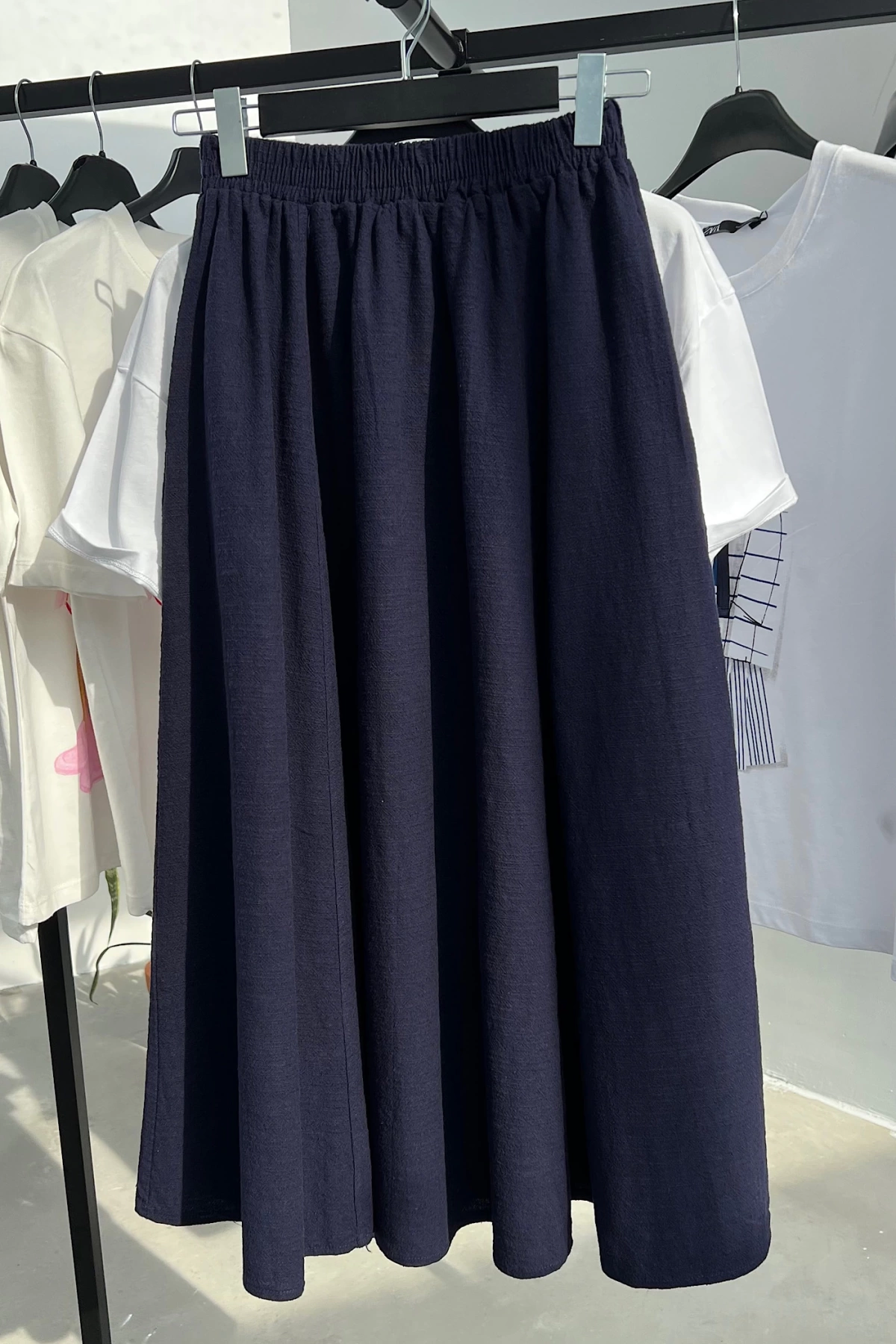 Pocket Linen Skirt