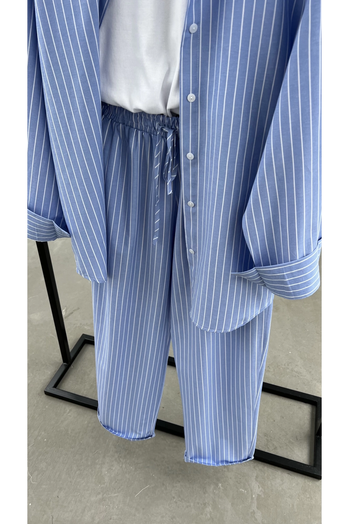 Striped Trousers Set