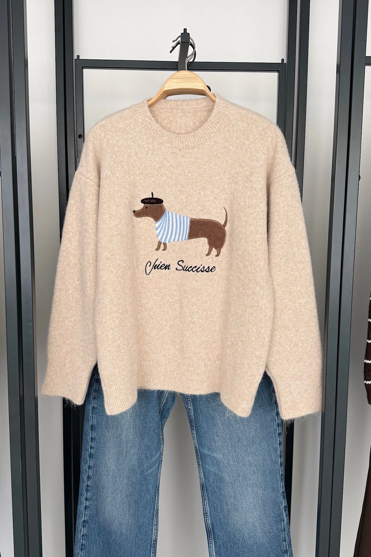 Dachshund Triko Kazak Ekru