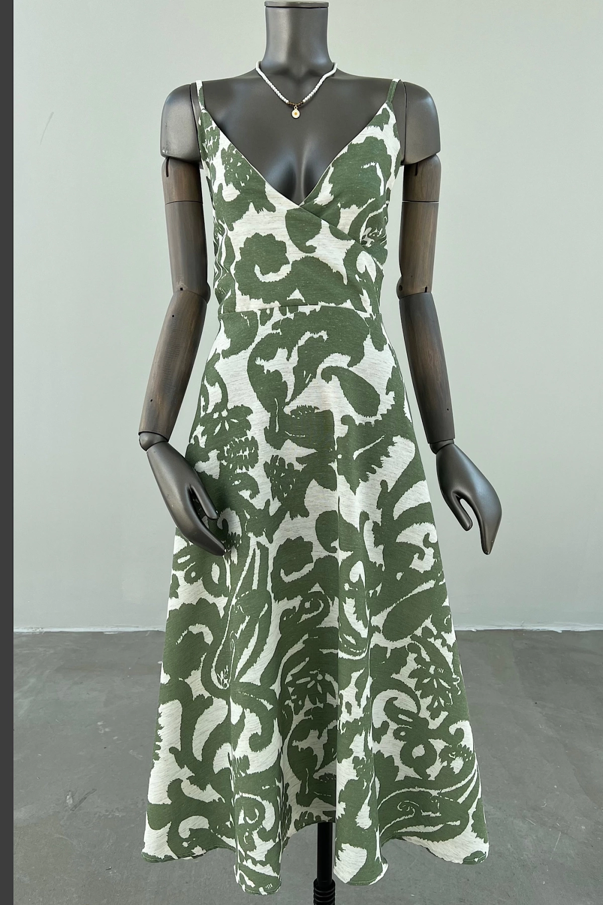 Patterned Strap Dress