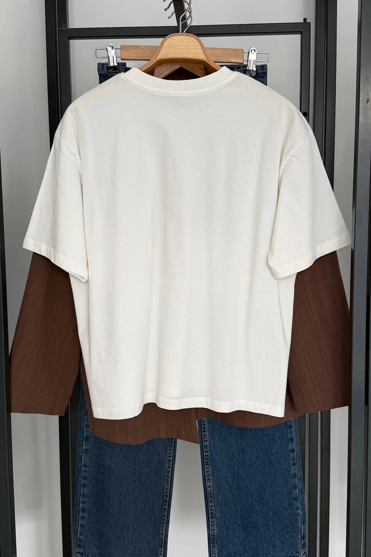 Doguıe Baskılı T-Shirt Krem
