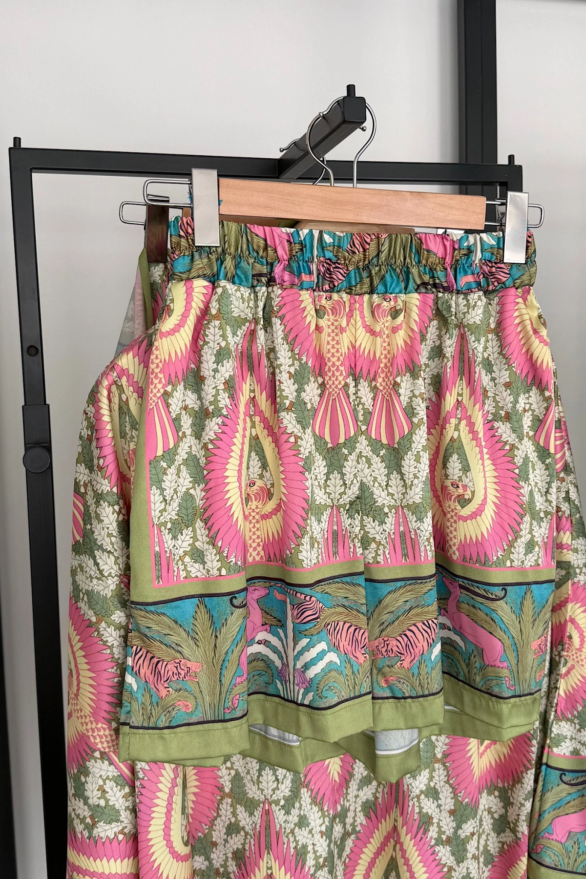 Etnik Desen Kimono Şortlu Takım