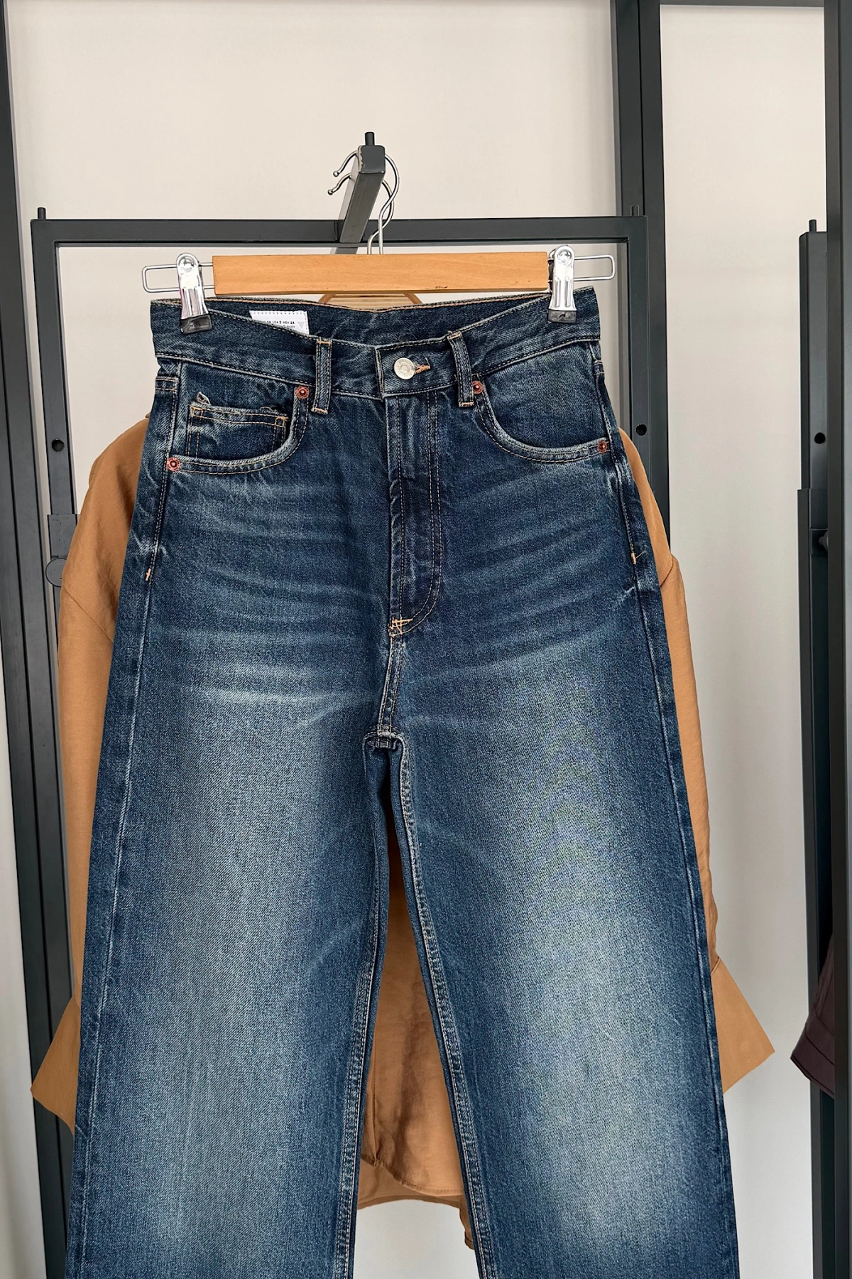 Full Length Wide Leg Jean Lacivert