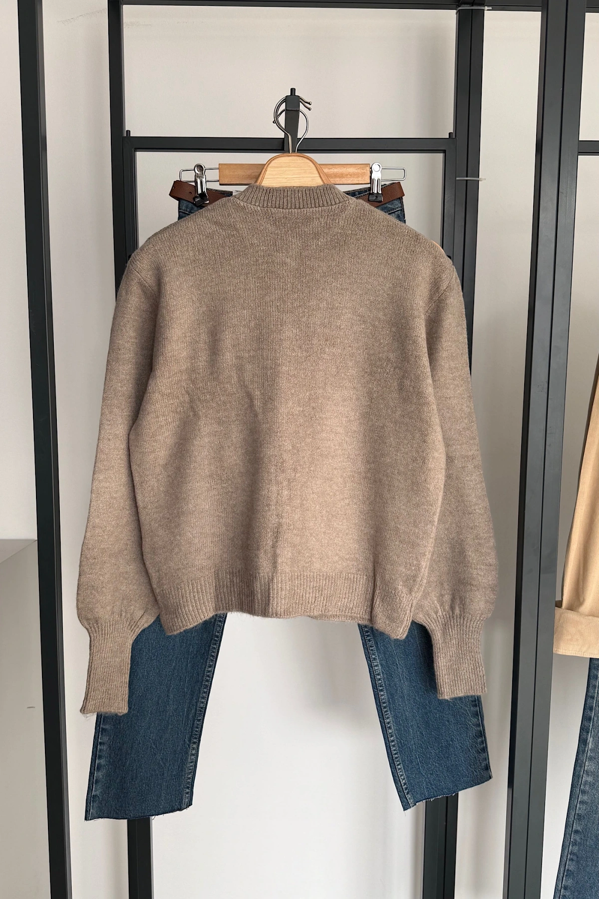 Hırka Atlet İkili Takım Açık Vizon