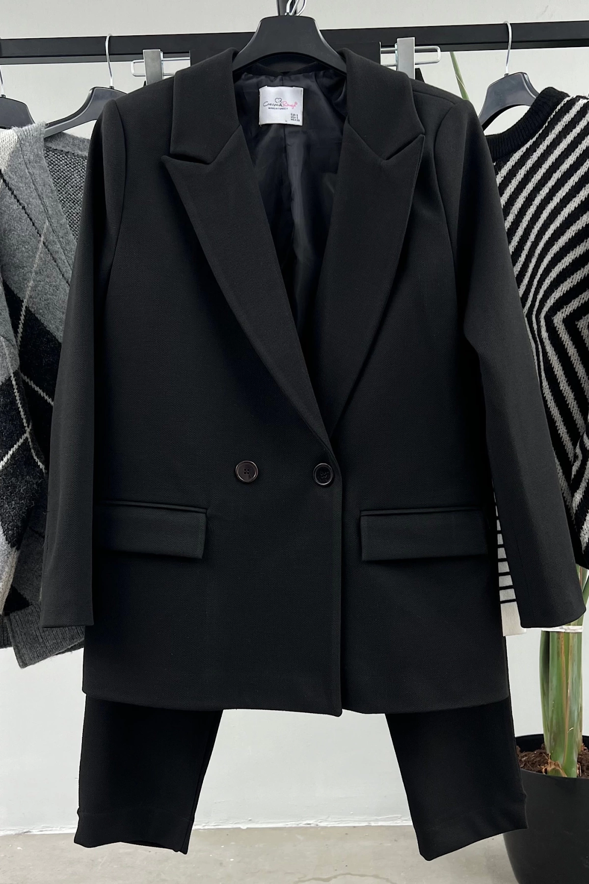 Klasik Blazer Ceket Siyah