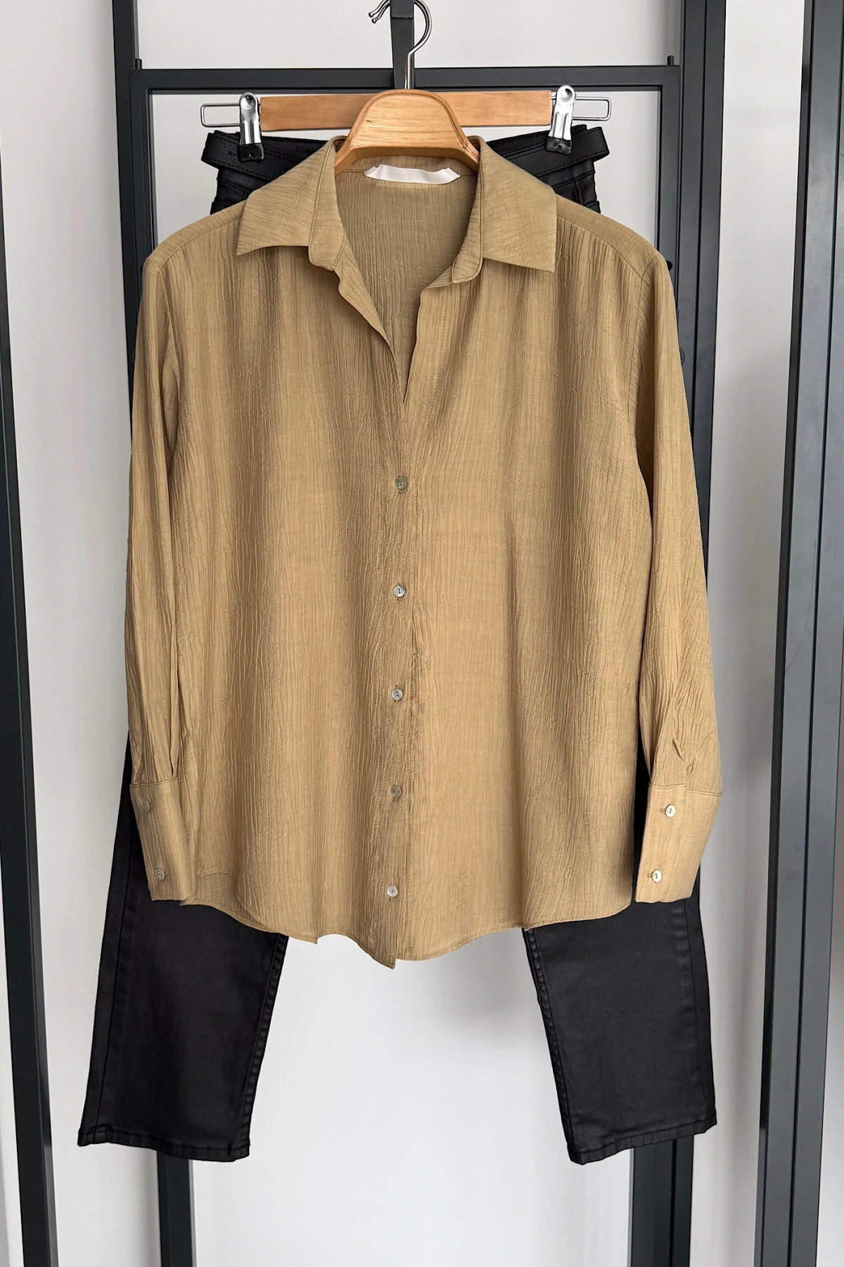 Kraşlı Gömlek Haki