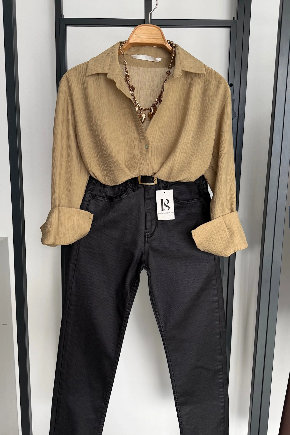 Kraşlı Gömlek Haki