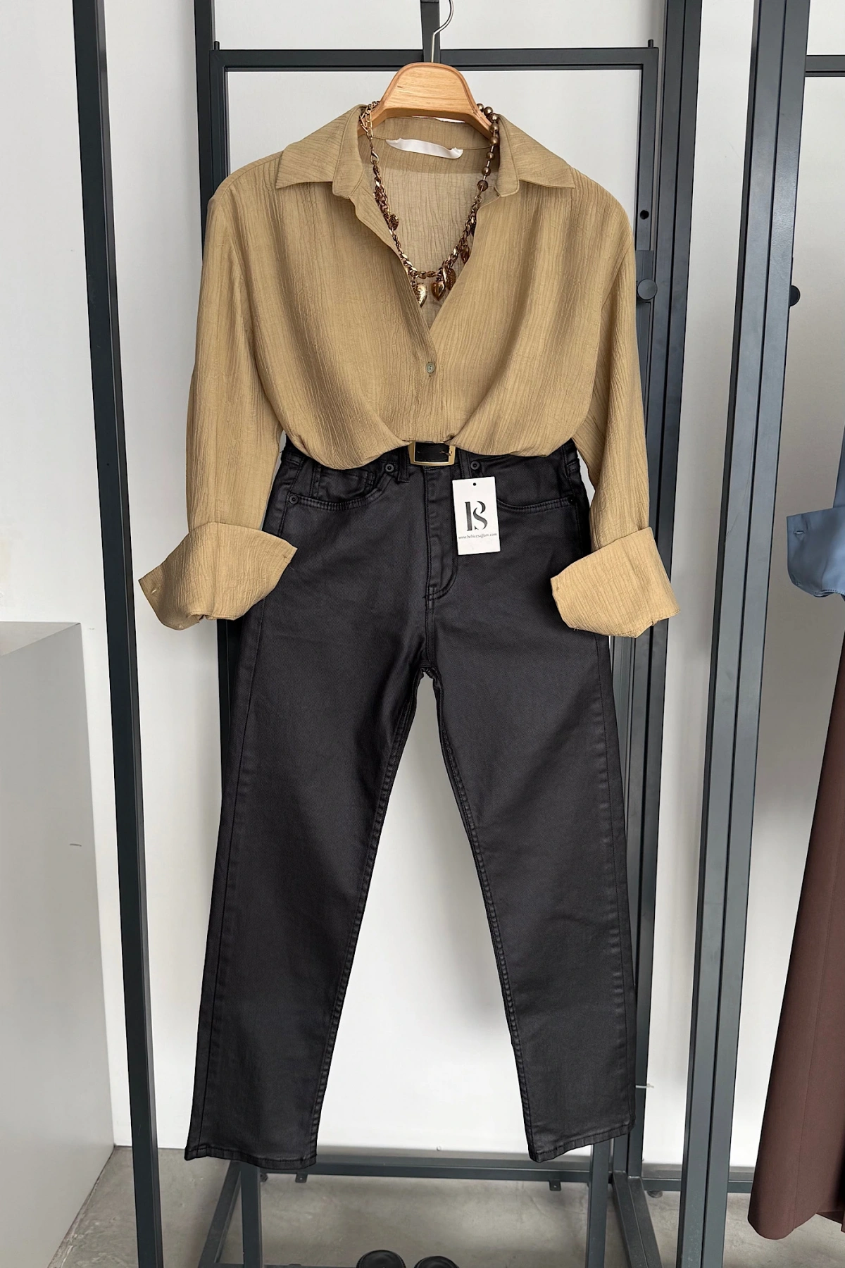 Kraşlı Gömlek Haki