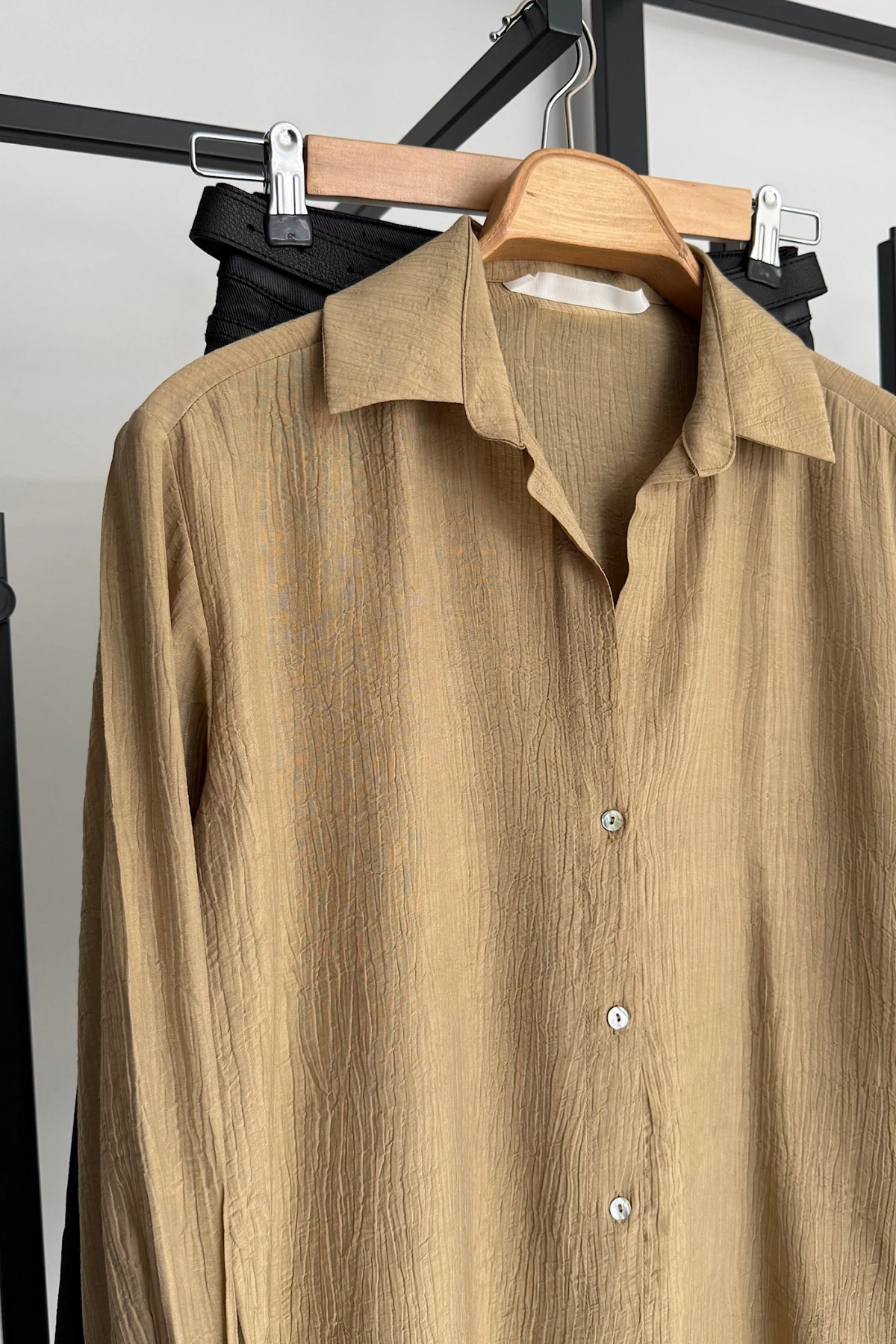 Kraşlı Gömlek Haki