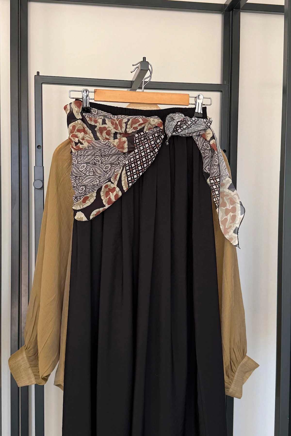 Modal Palazzo Pantolon Siyah