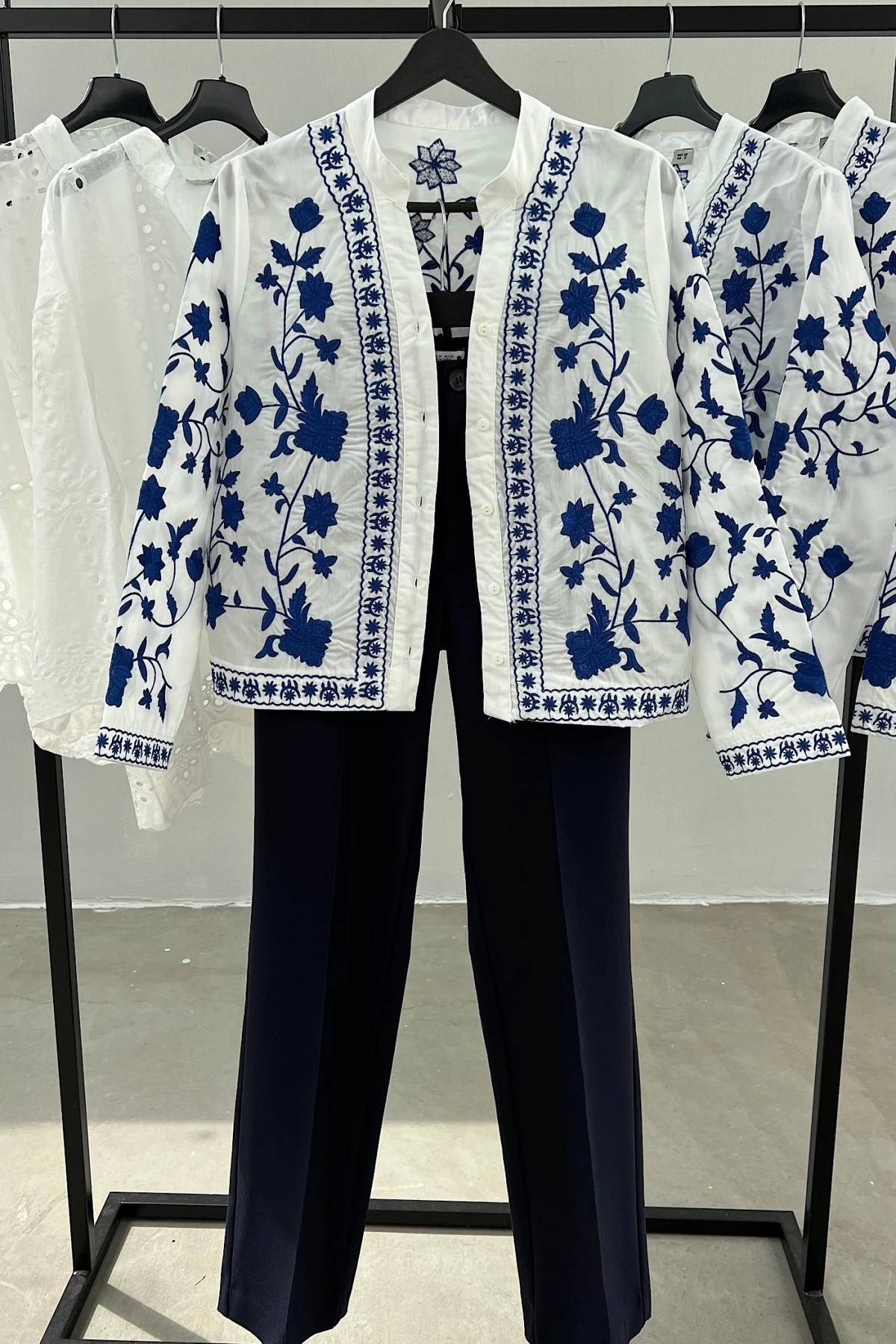 Embroidered Jacket Shirt