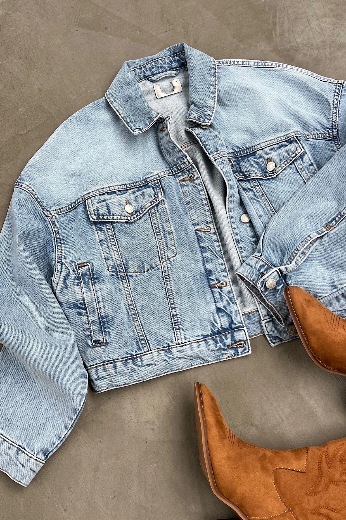 Oversize Denim Ceket