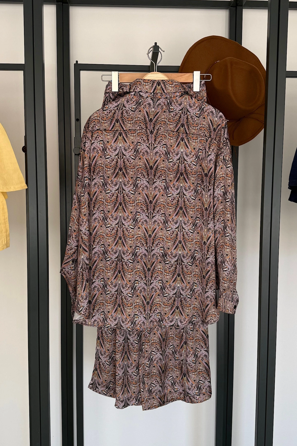 Oversize Saten Takım