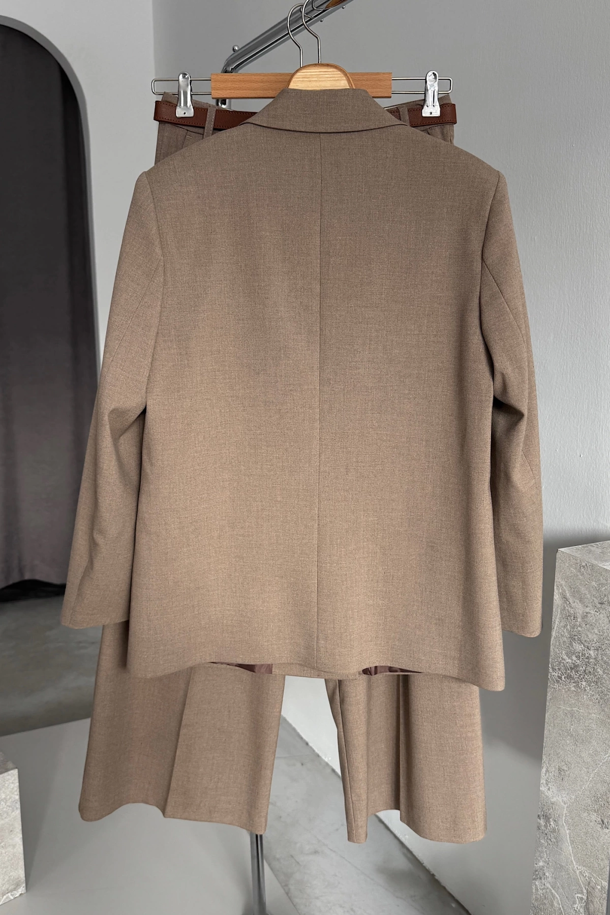 Premıum Blazer Ceket Camel